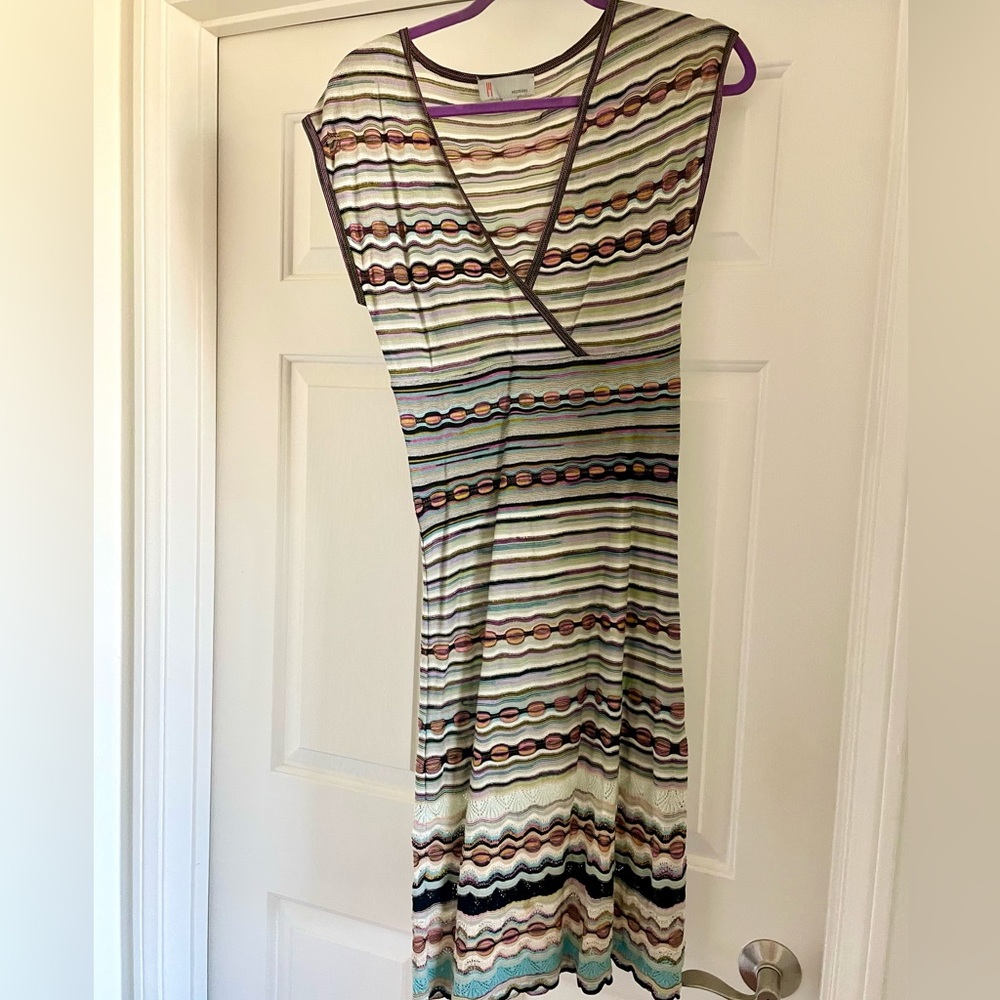 Missoni Midi Multi-colored Knit Dress - Sz 4